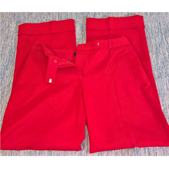 Crimson Wide Leg Pants - Vintage MODA Pants Made in USA - Picture 1 of 8